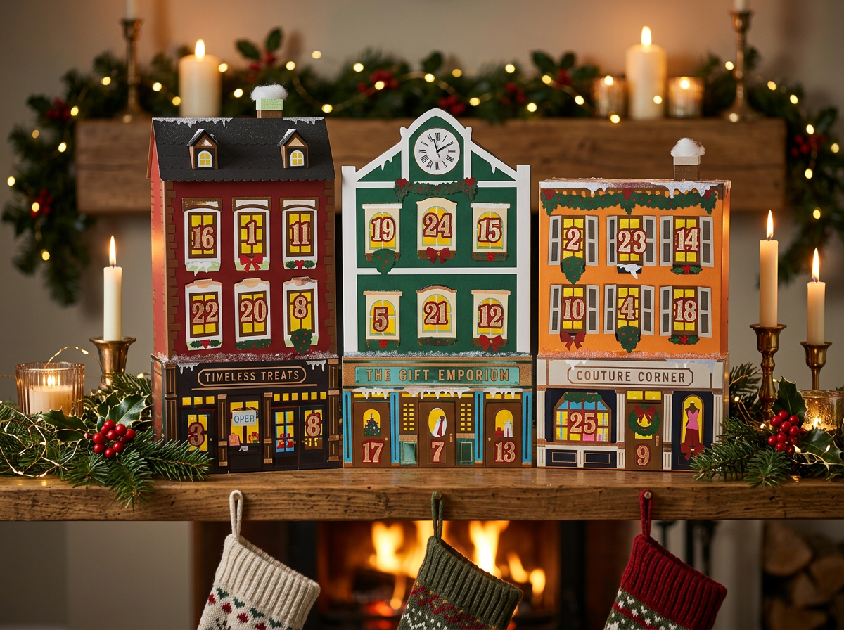 Christmas Village Advent Calendar — Complete Set