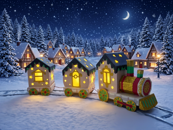 Light up Christmas Train
