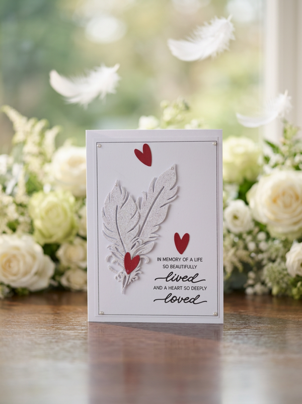 In Memory of a Life So Beautifully Lived — Sympathy Card