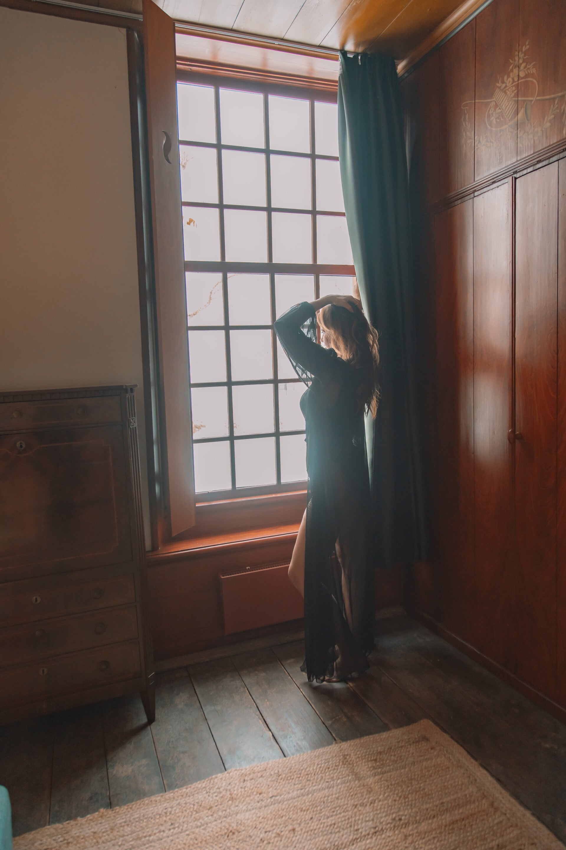 dromerige foto na de boudoirshoot in oldambt