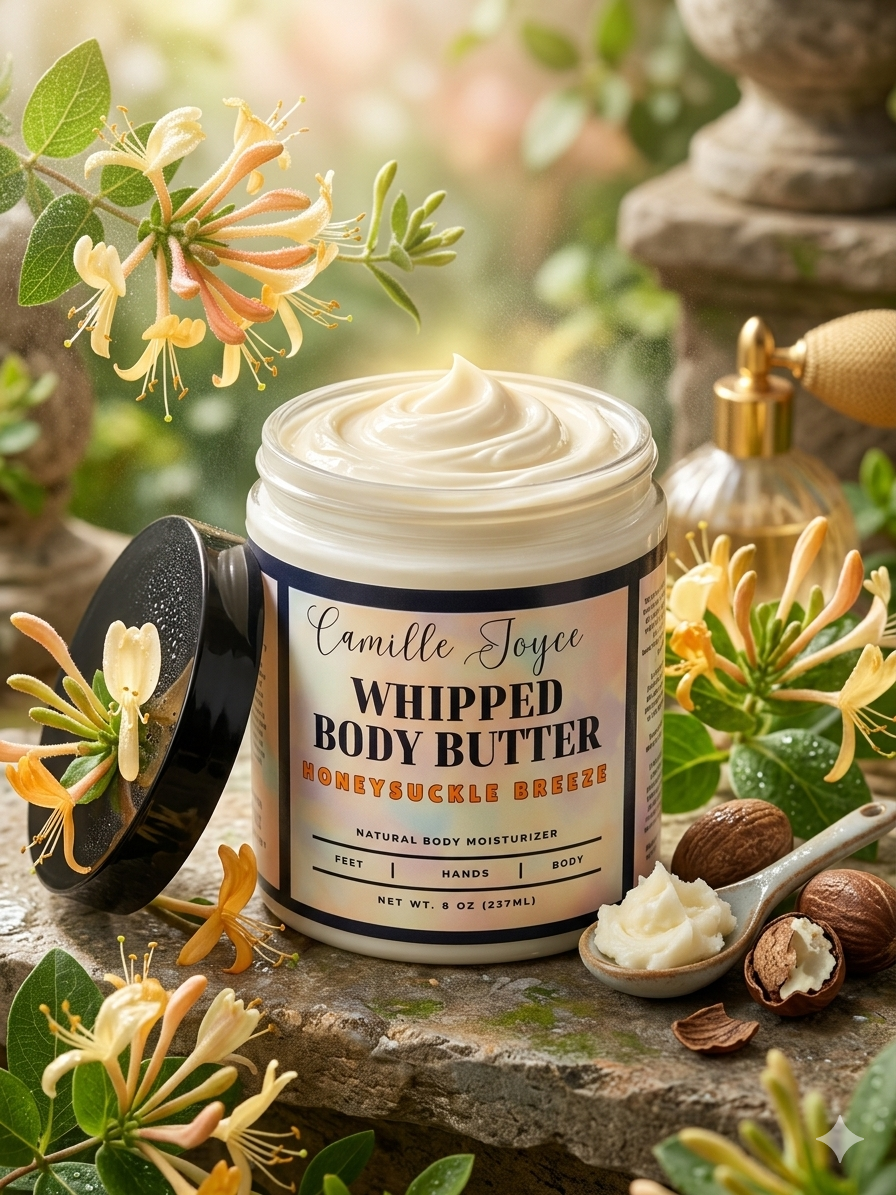 Camille Joyce Whipped Body Butter-Delicately Peach
