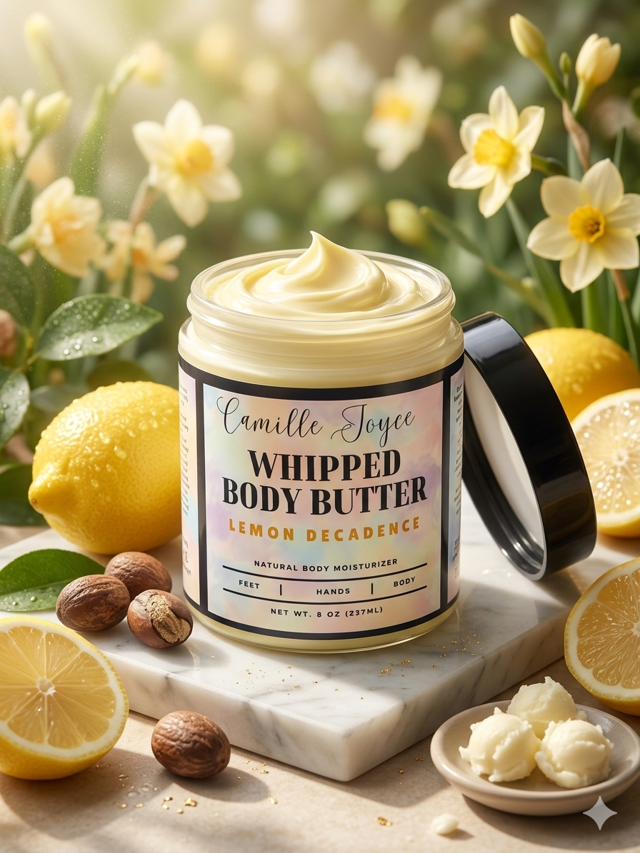 Camille Joyce Whipped Body Butter-Lemon Decadence