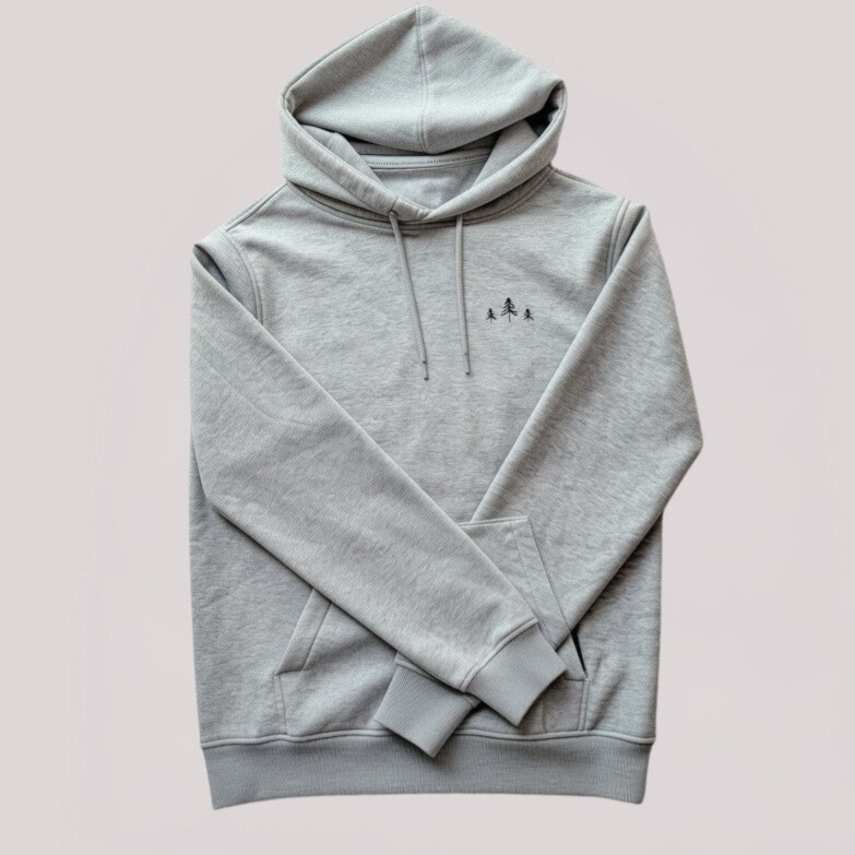 Hoodie „Camper“ – Grau unisex Gr.M