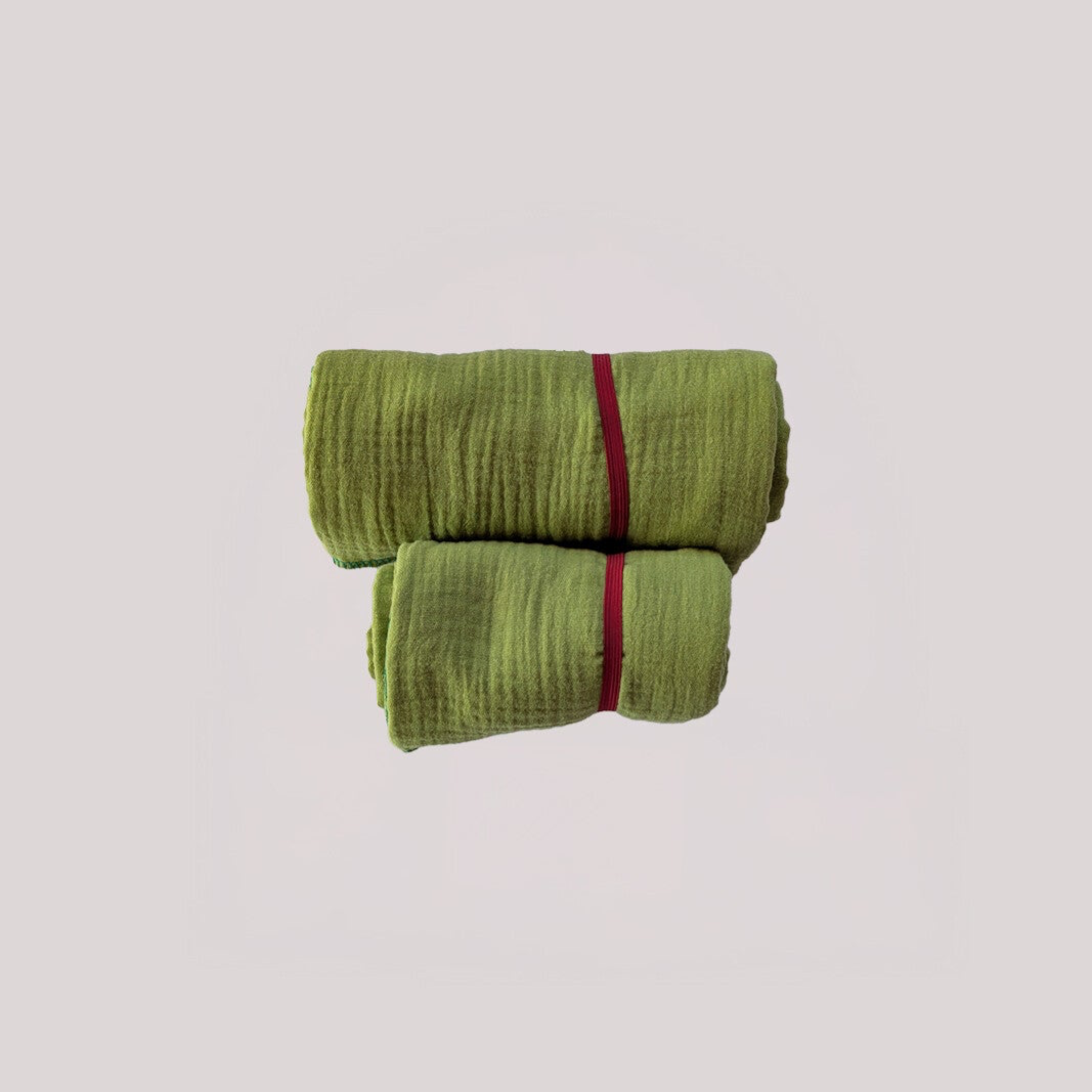 Einzelstücke Bio-Musselin-Reisehandtuch „Tanni“