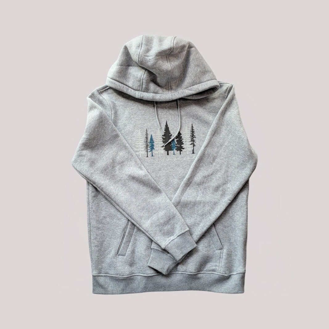 Hoodie „Naturliebe“ – Grau unisex Gr.L