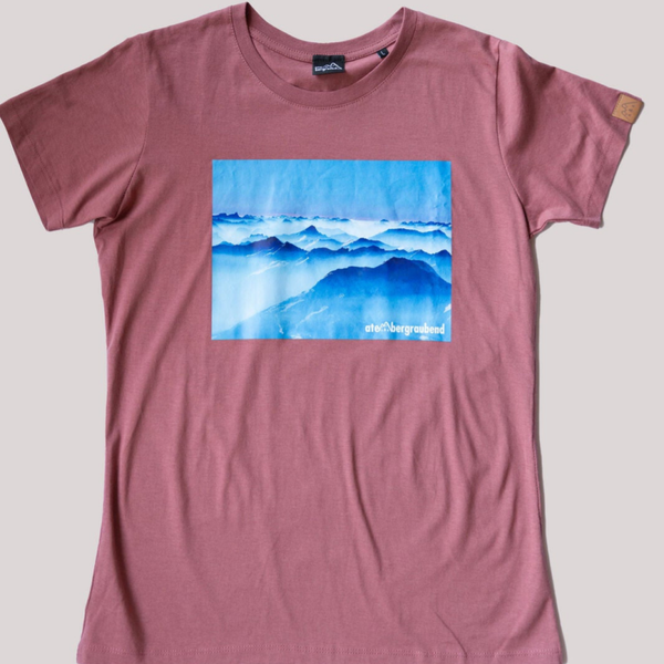 T-Shirt „Fernweh“ – altrosa