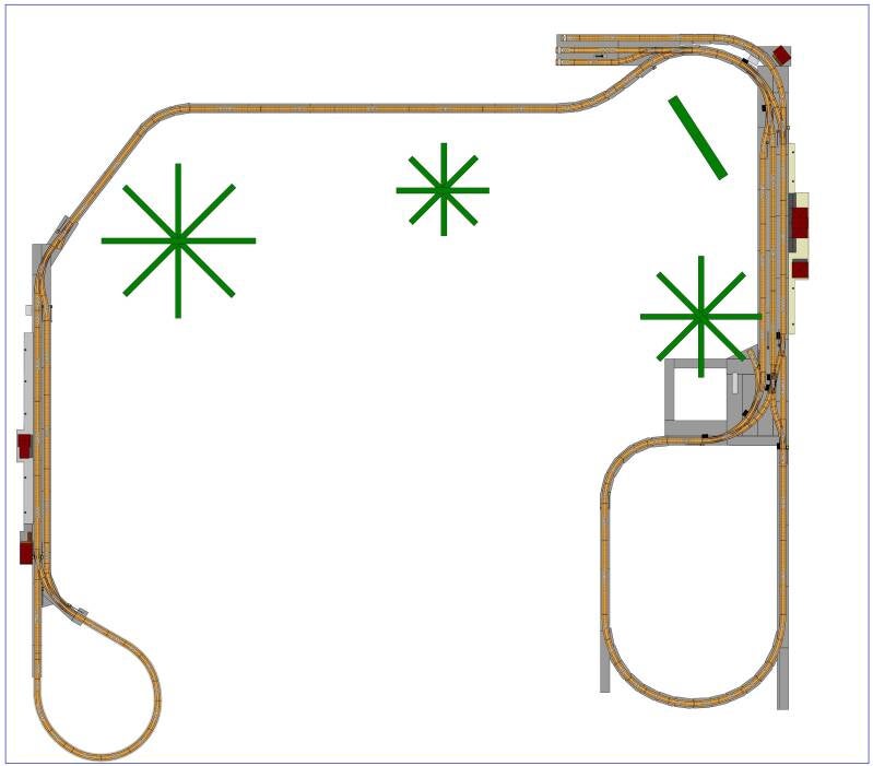 Garenbahn Spur G - 2022 Strecke