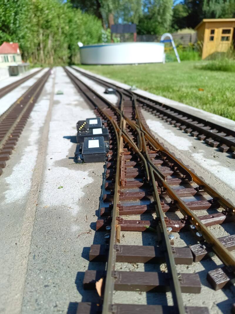 Garenbahn Spur G - DKW Doppelkreuzungsweiche