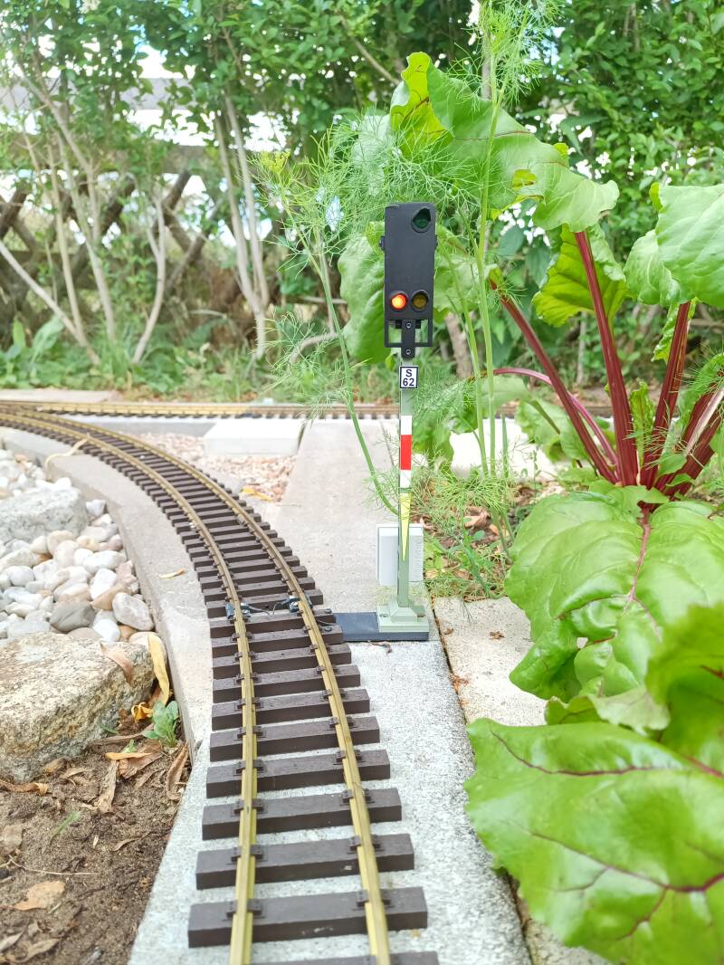 Garenbahn Spur G - Lichtsignal