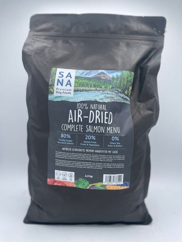 Sanadog air dried complete salmon menu 2,5kg