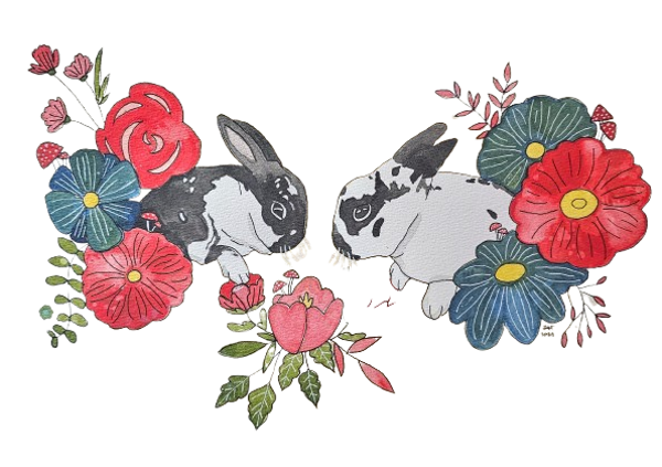 Mini Rex broken pair Vinyl Sticker