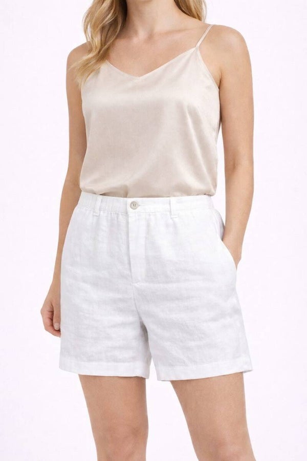 Shorts 100% Puro Lino Donna Zelino