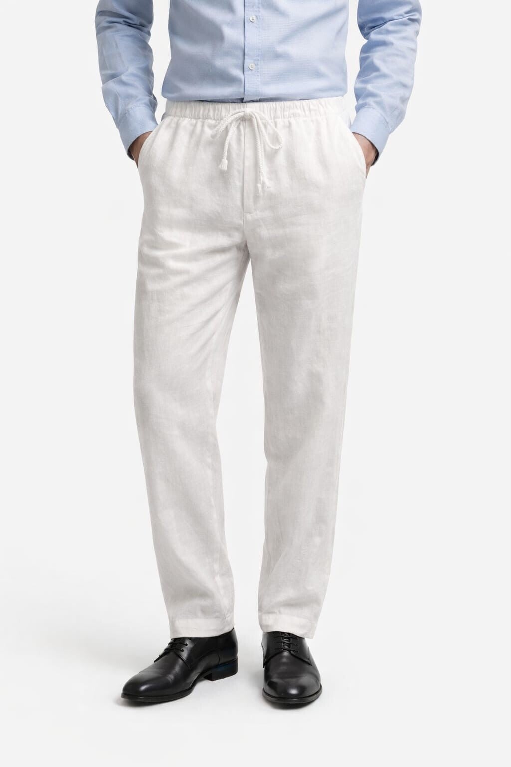 Pantalone 100% Puro Lino Uomo Zelino