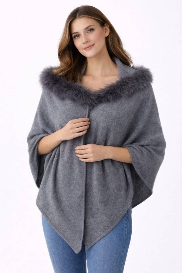 Scialle 100% Puro Cashmere Donna Isabella G Italy