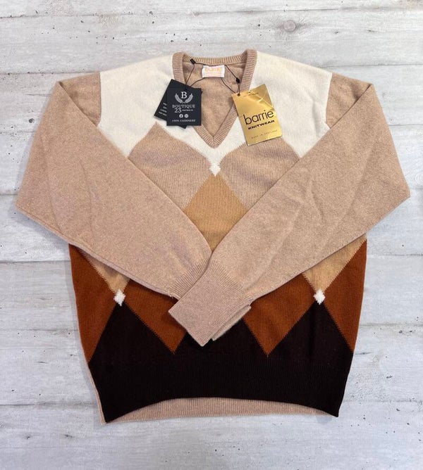 Maglione 100% Puro Cashmere Uomo Barrie taglia L