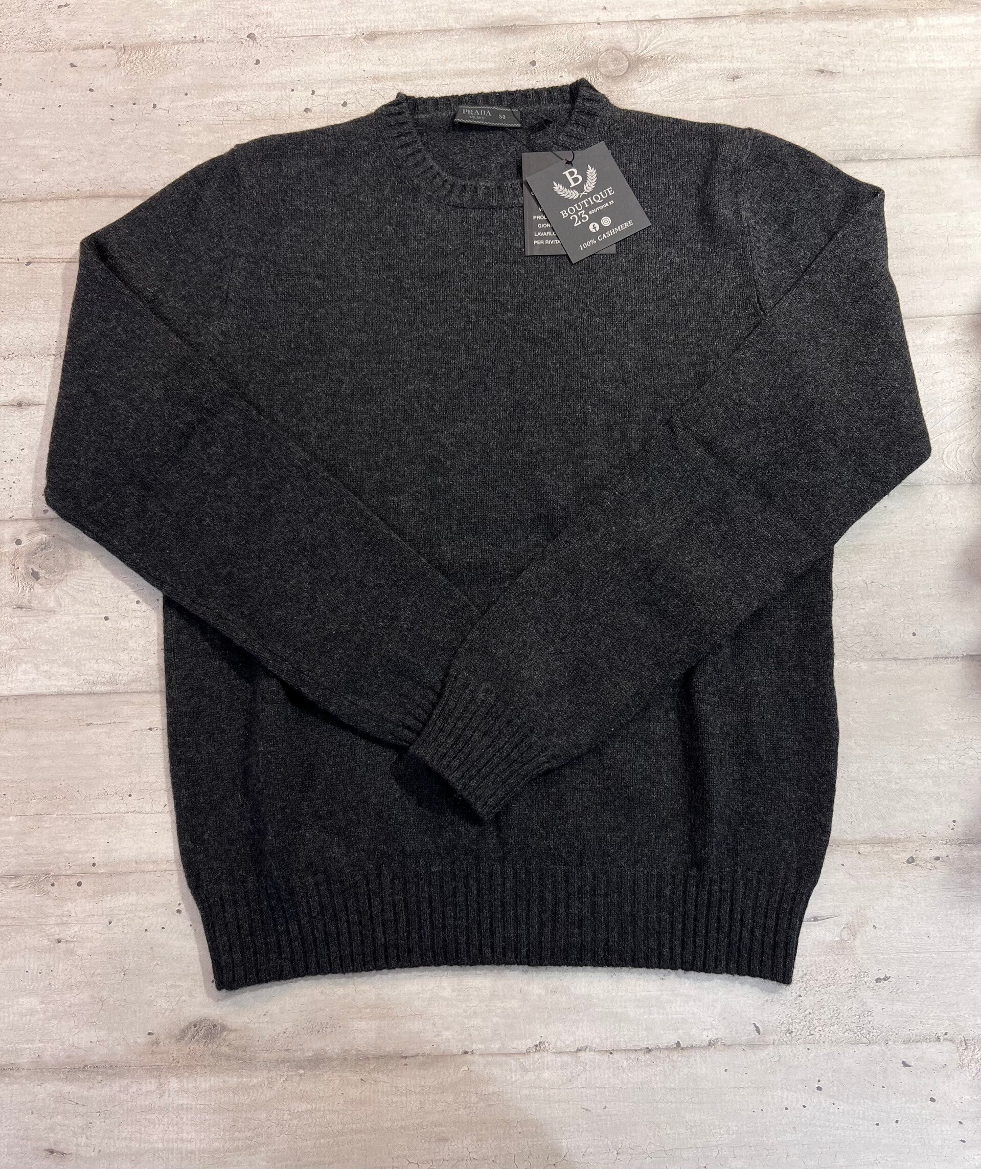 Maglione 100% Puro Cashmere Uomo Prada taglia M