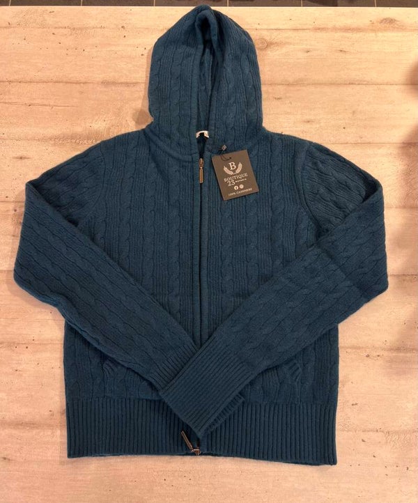 Felpa in maglia 100% Puro Cashmere Donna Vince taglia L