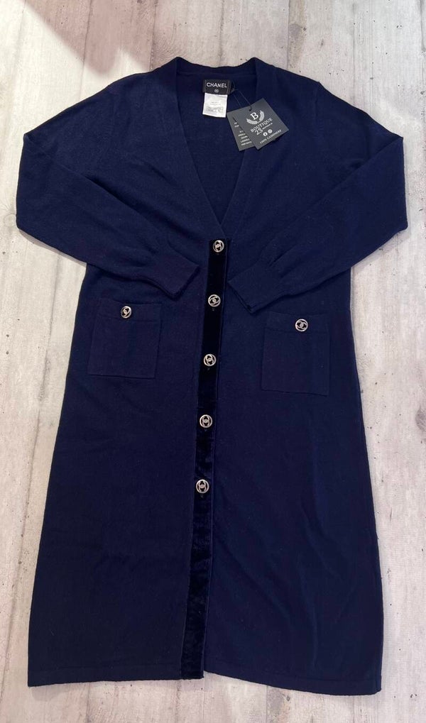 Cardigan 100% Puro Cashmere Donna Chanel taglia M