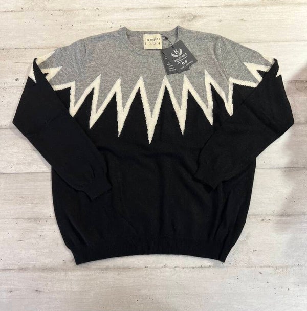 Maglione 100% Puro Cashmere Donna Jumper1234 taglia XL