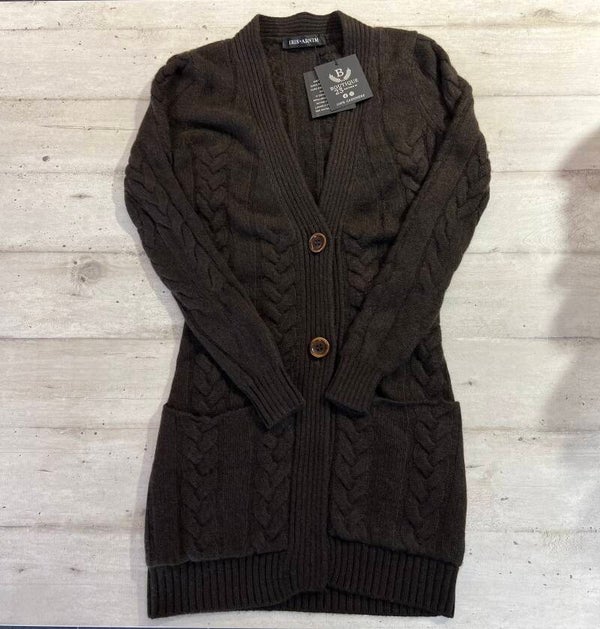 Cardigan 100% Puro Cashmere Donna Iris Von Arnim taglia XS