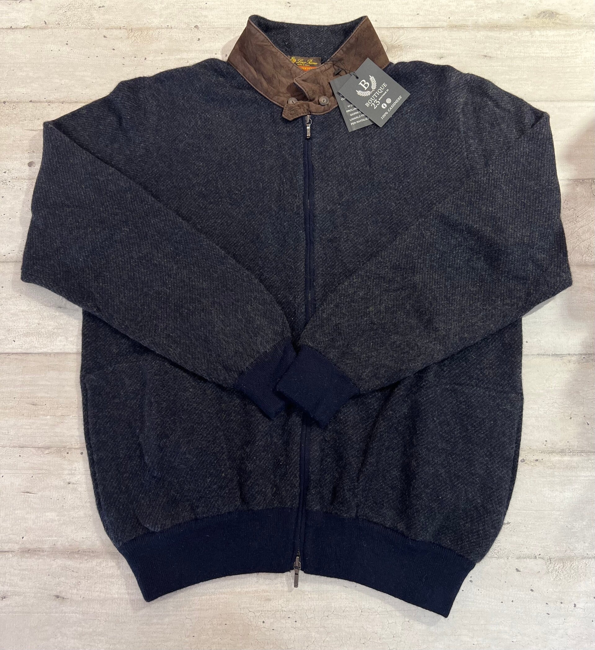 Maglione 100% Puro Cashmere Uomo Loro Piana taglia XXL