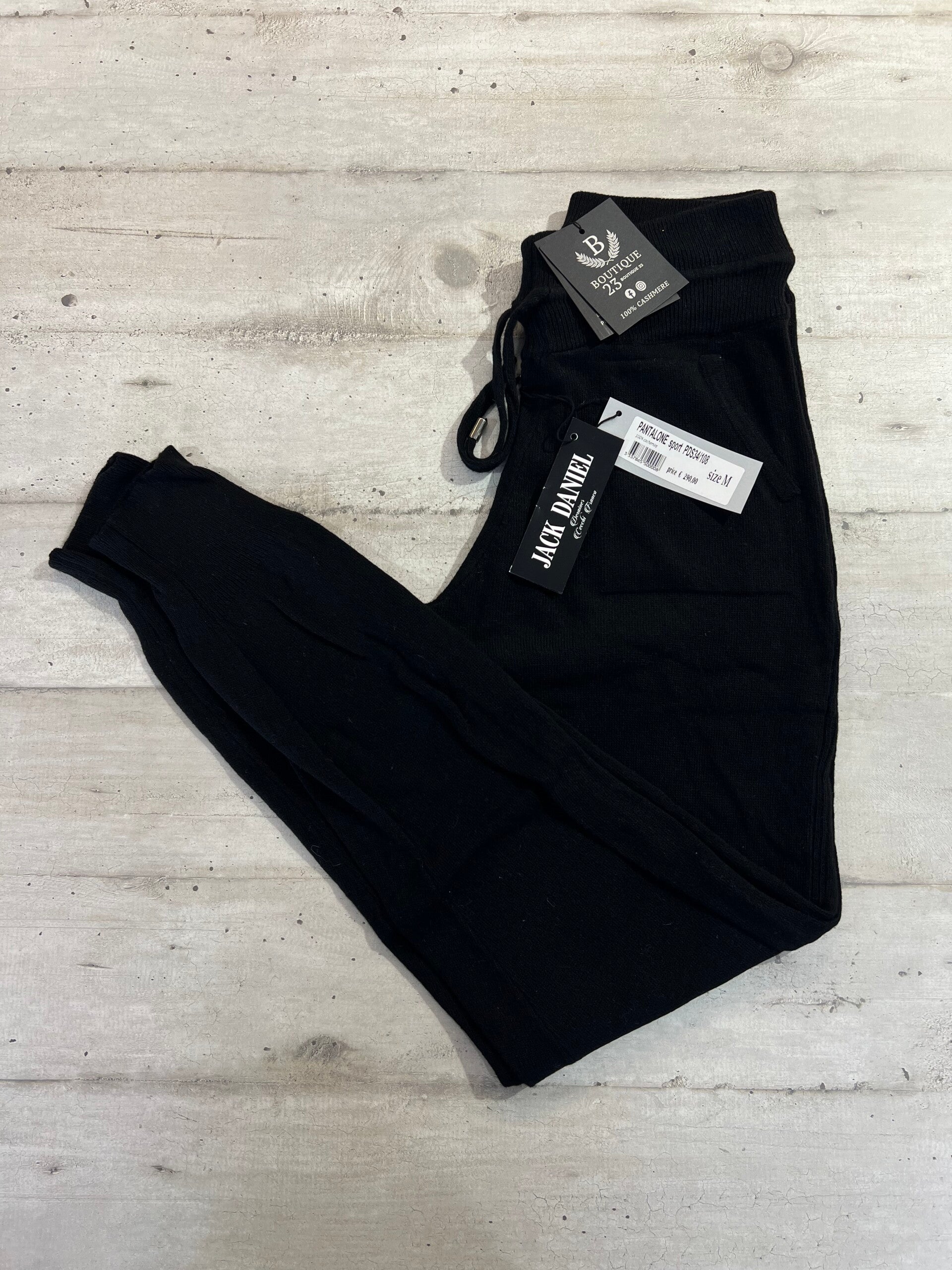 Pantalone 100% Puro Cashmere Unisex Jack Daniel