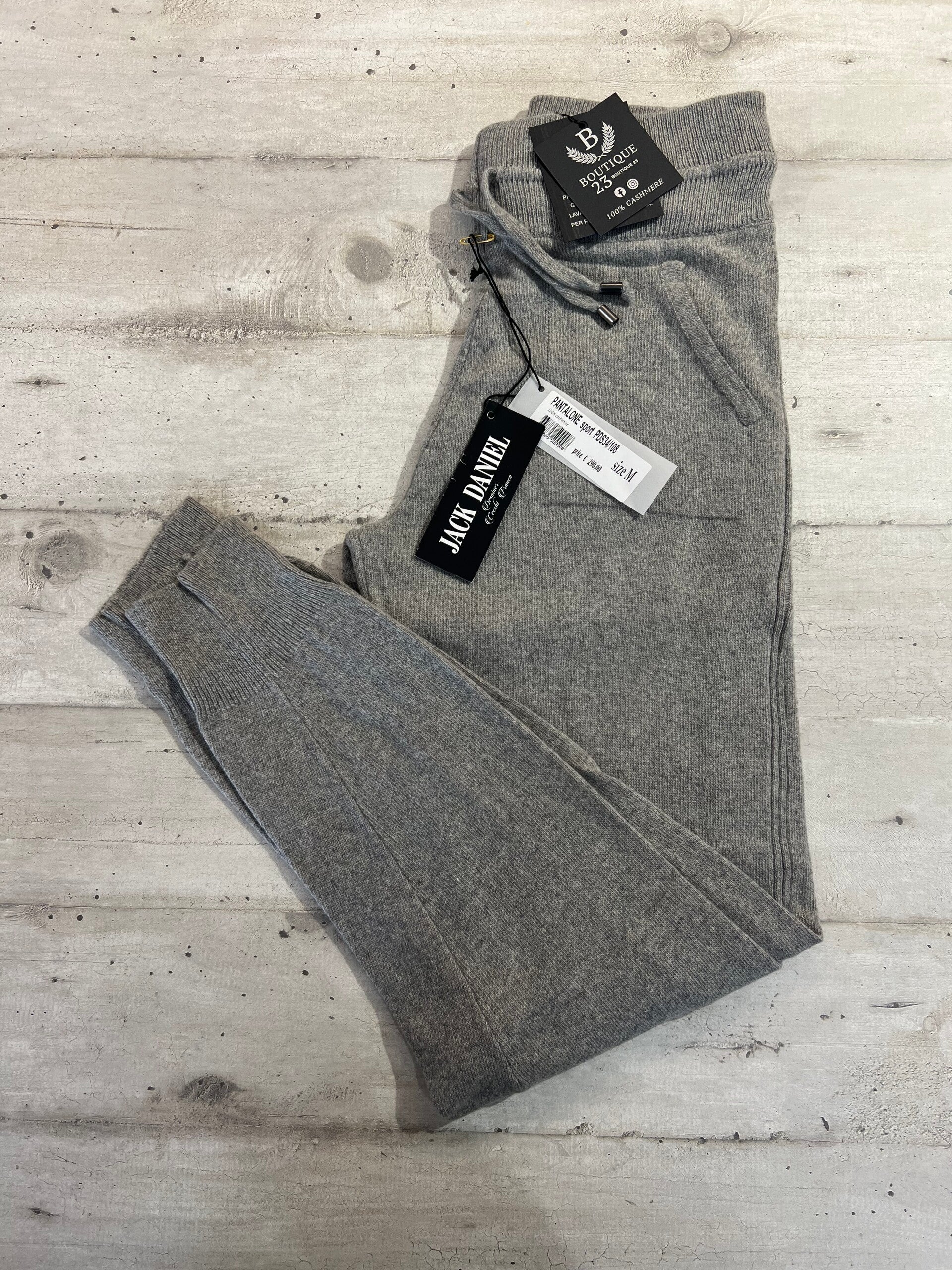 Pantalone 100% Puro Cashmere Unisex Jack Daniel