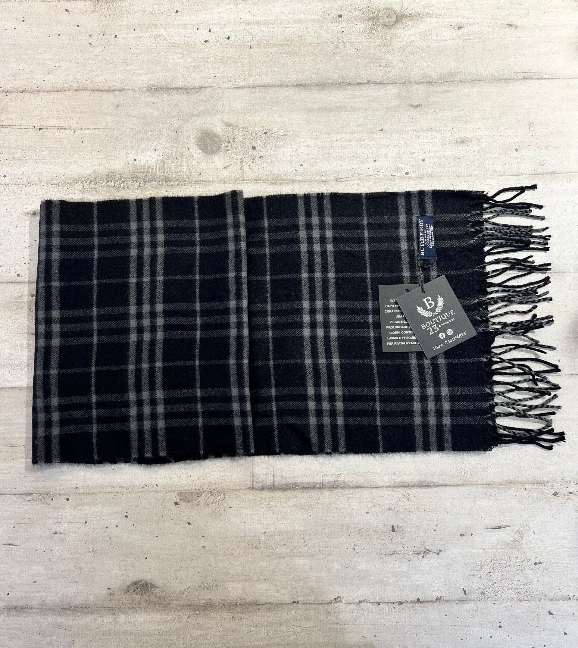 Sciarpa 100% Puro Cashmere Unisex Burberry