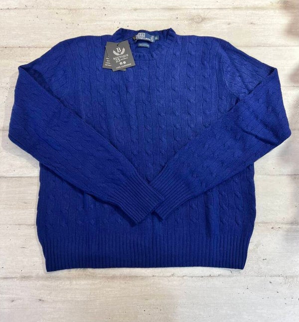 Maglione 100% Puro Cashmere Uomo Polo Ralph Lauren taglia XL