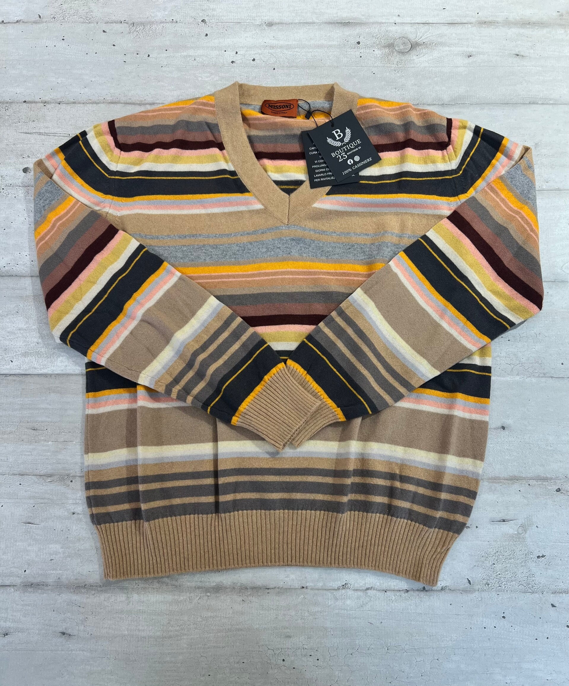 Maglione 100% Puro Cashmere Uomo Missoni taglia M