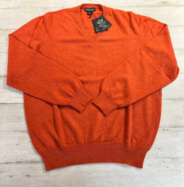 Maglione 100% Puro Cashmere Uomo Brooks Brothers taglia XXL