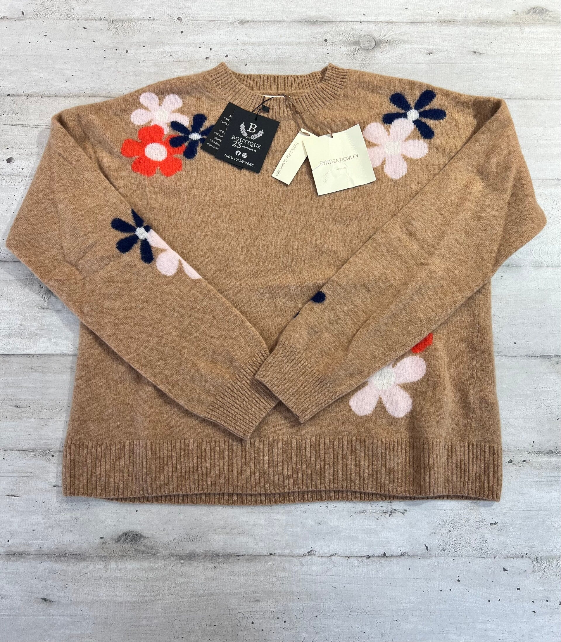 Maglione 100% Puro Cashmere Donna Cynthia Rowley taglia XL