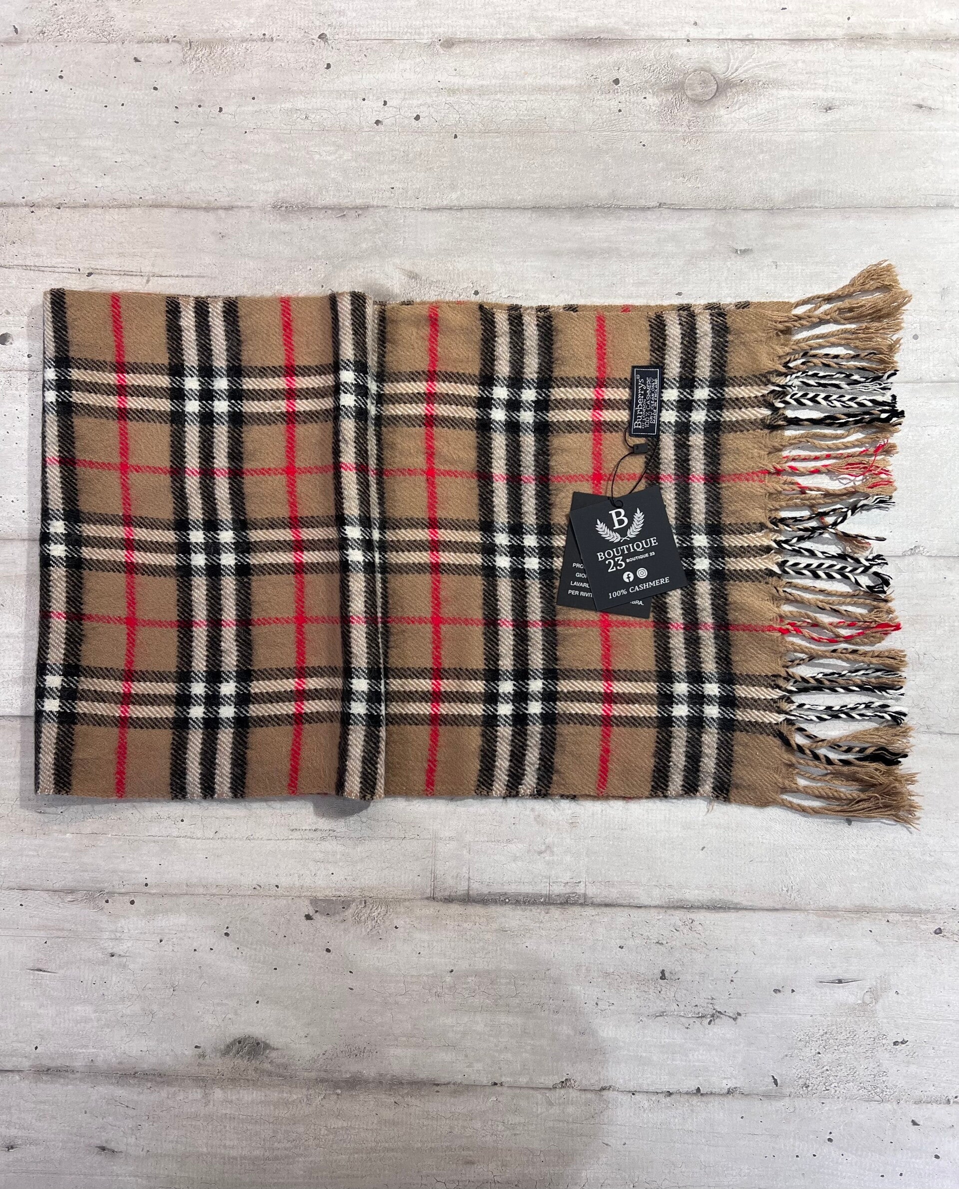 Sciarpa 100% Puro Cashmere Burberry Unisex