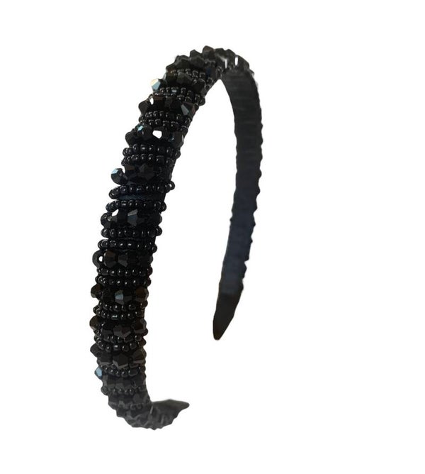 Haarband ★ glamour (zwart)