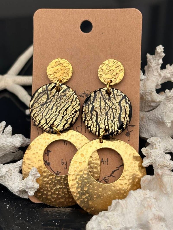 Hänger Schwarz/Gold