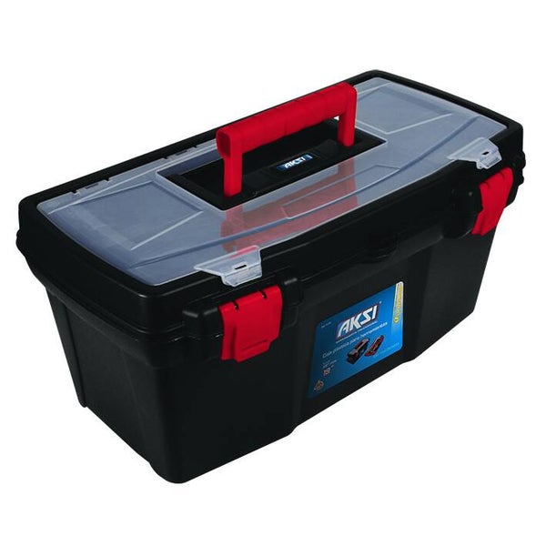 Caja De Herramientas Con 3 Organizadores 12" AKSI "111715"