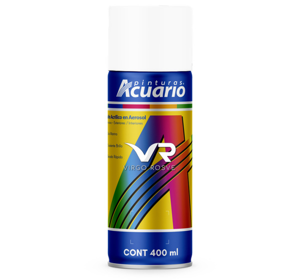 Pintura Spray ACUARIO Blanco Mate