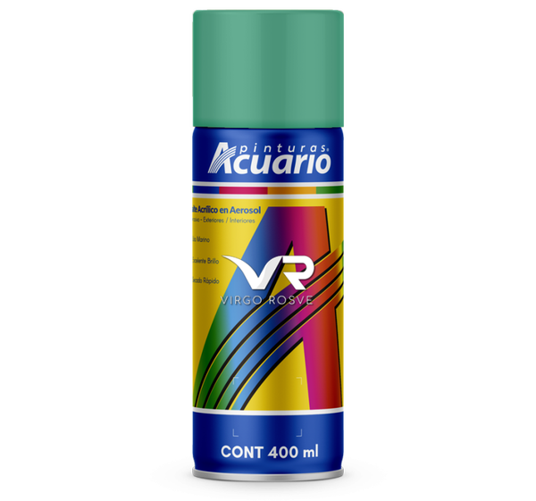 Pintura Spray ACUARIO Verde Metalico