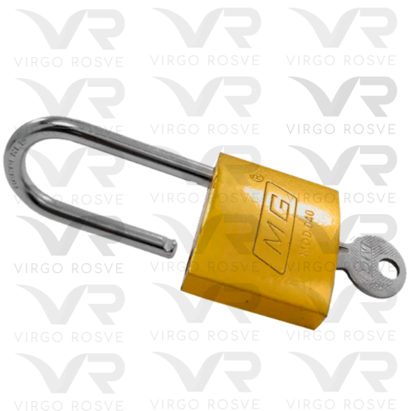 Candado MG Gancho Largo Dorado 32mm