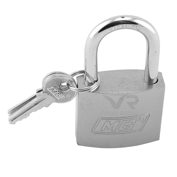 Candado MG Gancho Largo Plata 25mm
