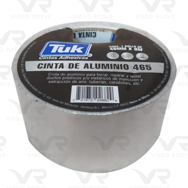 Cinta Aluminio TUK 465 48mm x 9m