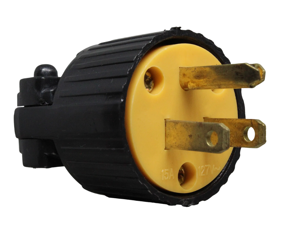 Clavija Aterrizada Con Abrazadera CON-X