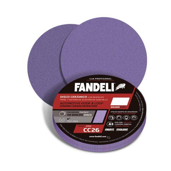Disco Ceramico FANDELI CC26 De 6" #240 77016