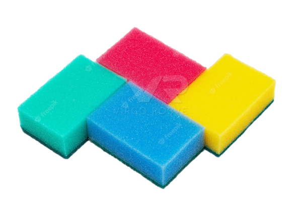 Esponja Chica Rectangular 14x8