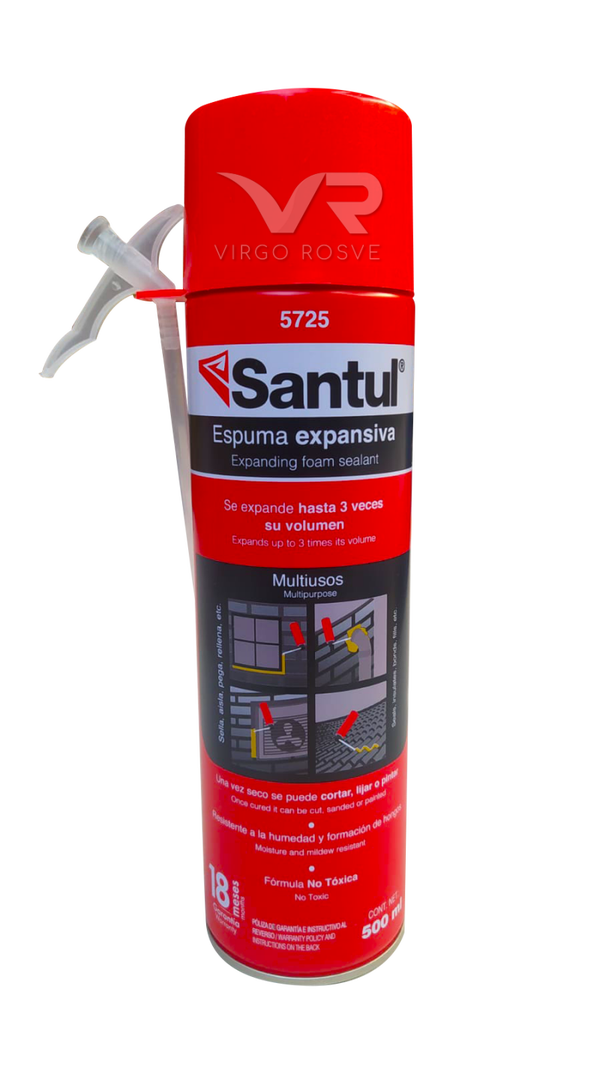 Espuma De Poliuretano Expansiva SANTUL 500ml "5725"