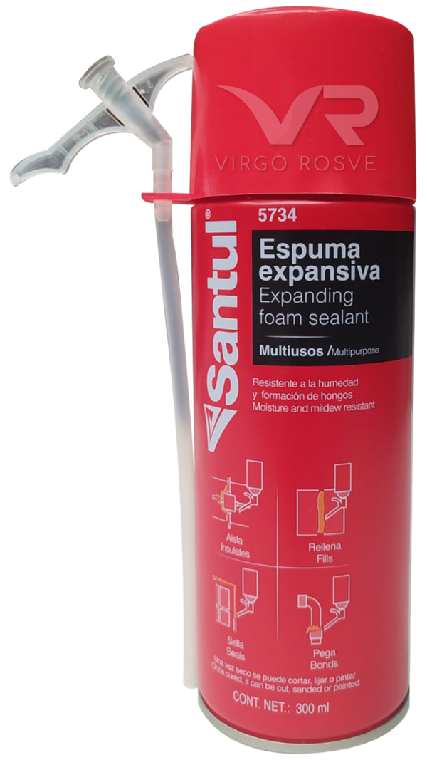 Espuma De Poliuretano Expansiva SANTUL 300ml "5734"