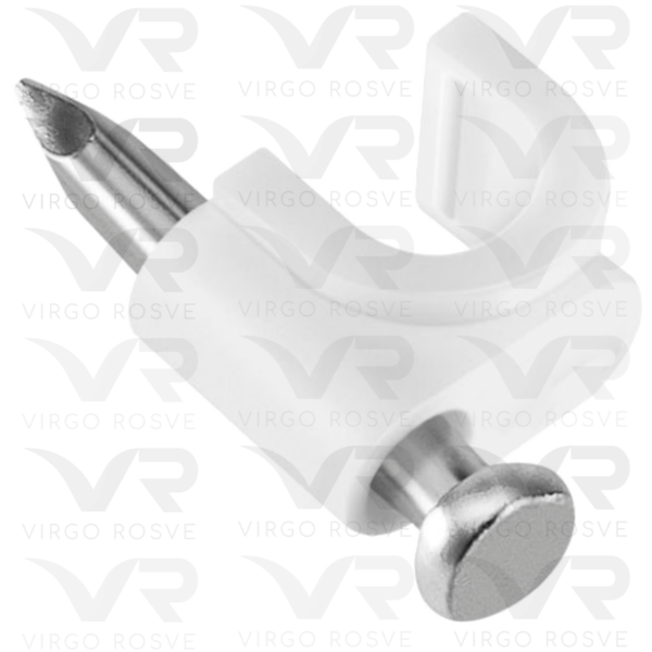 Grapa p/Cable Coaxial 8mm 20pz AKSI "116153"