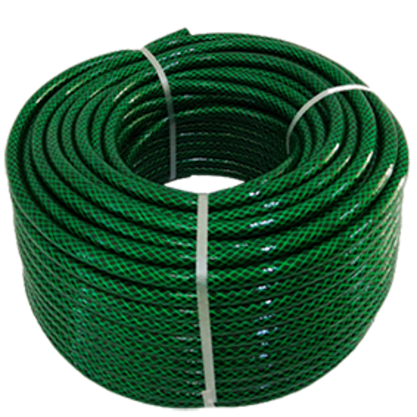 Manguera Tramada Verde 3/4" C/100m