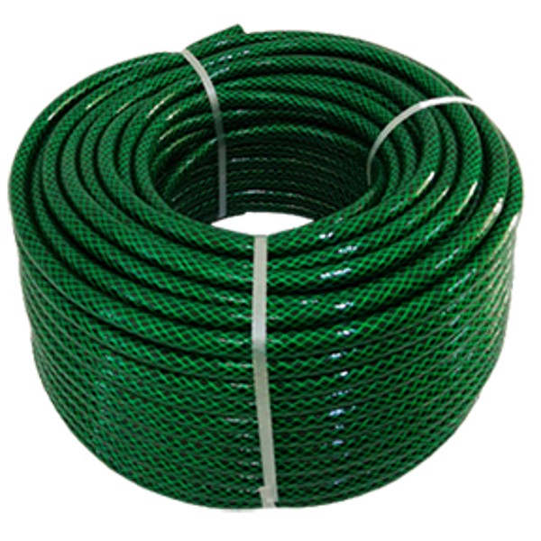 Manguera Tramada Verde 1" C/50m