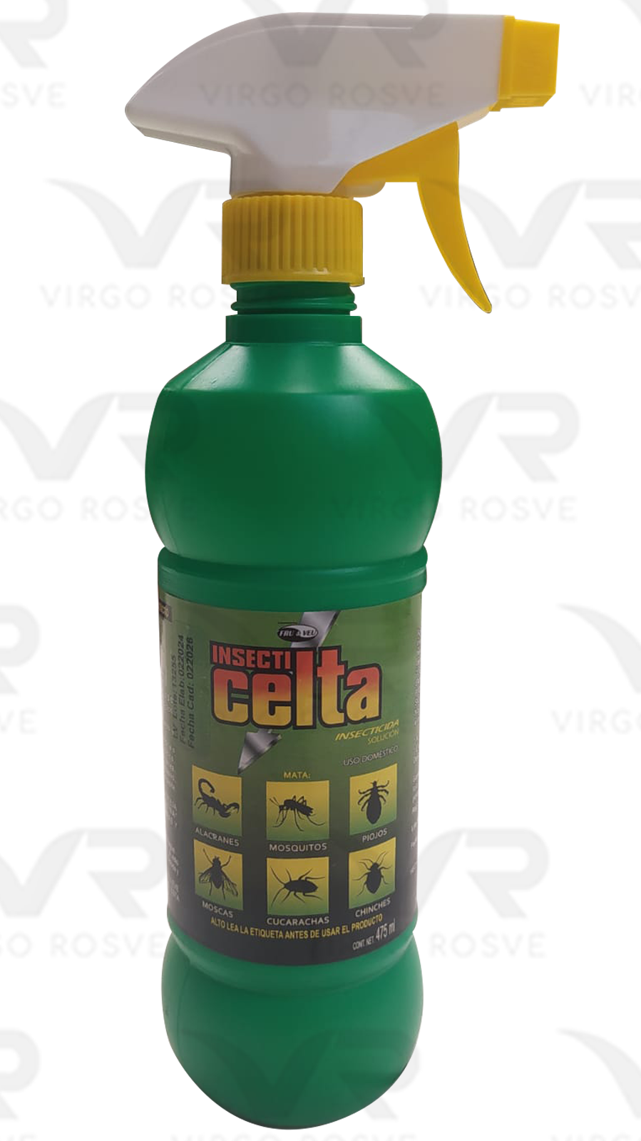 Insecticida C/Atomizador Liquido 475ml INSECTICELTA